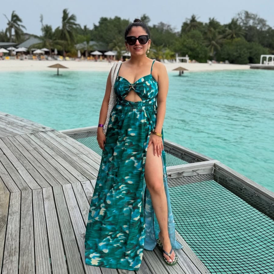 Starfish Monokini and Sheer Skirt Set
